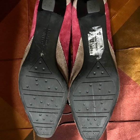 *SOLD* $5 SALE…… Franco Sarto Multi colored suede shoes - Picture 2 of 11